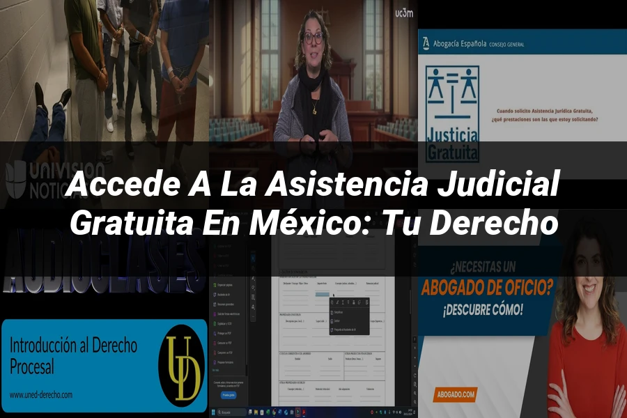 "Accede a la Asistencia Judicial Gratuita en México: Tu Derecho"