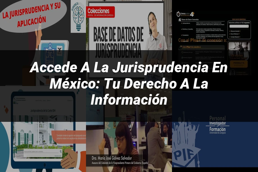 "Accede a la Jurisprudencia en México: Tu Derecho a la Información"