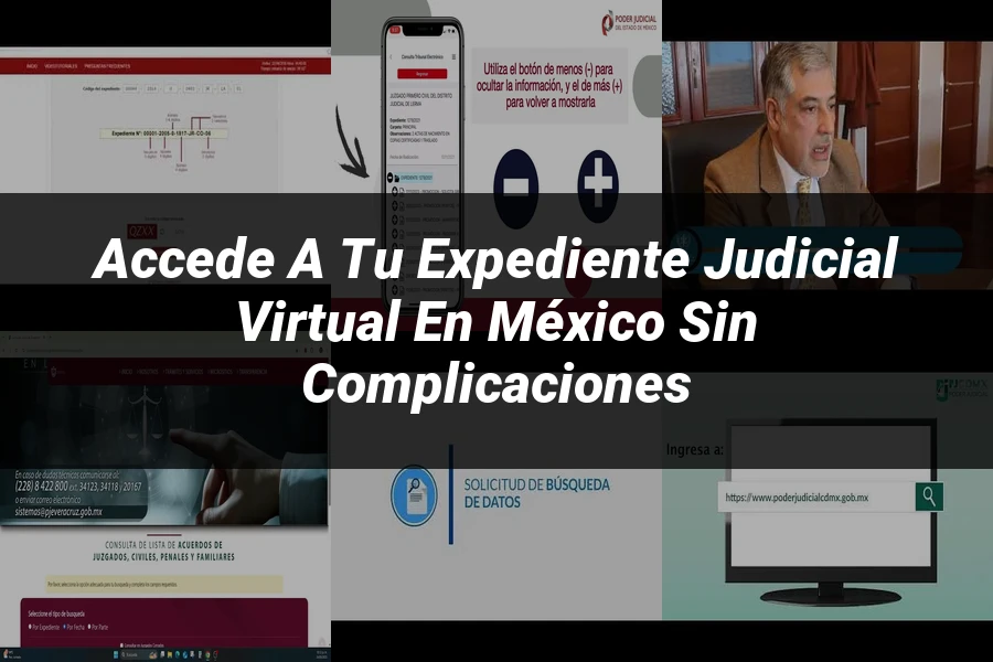 "Accede a tu expediente judicial virtual en México sin complicaciones"