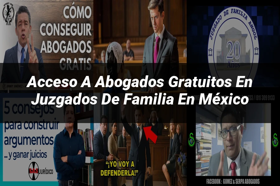 "Acceso a Abogados Gratuitos en Juzgados de Familia en México"