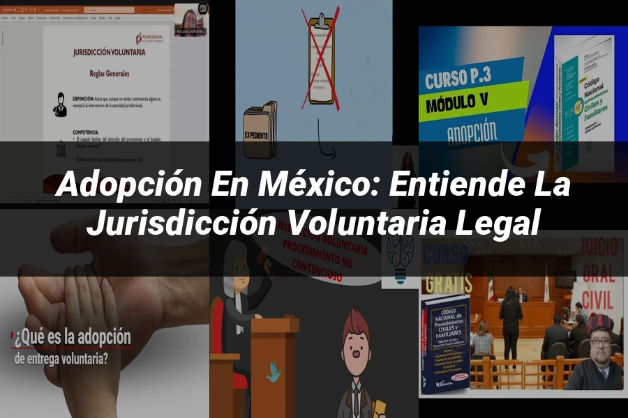 "Adopción en México: Entiende la Jurisdicción Voluntaria Legal"