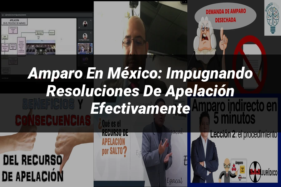"Amparo en México: Impugnando Resoluciones de Apelación Efectivamente"