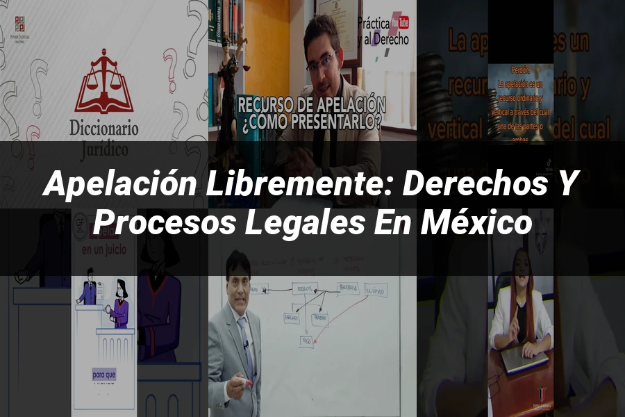 "Apelación libremente: derechos y procesos legales en México"