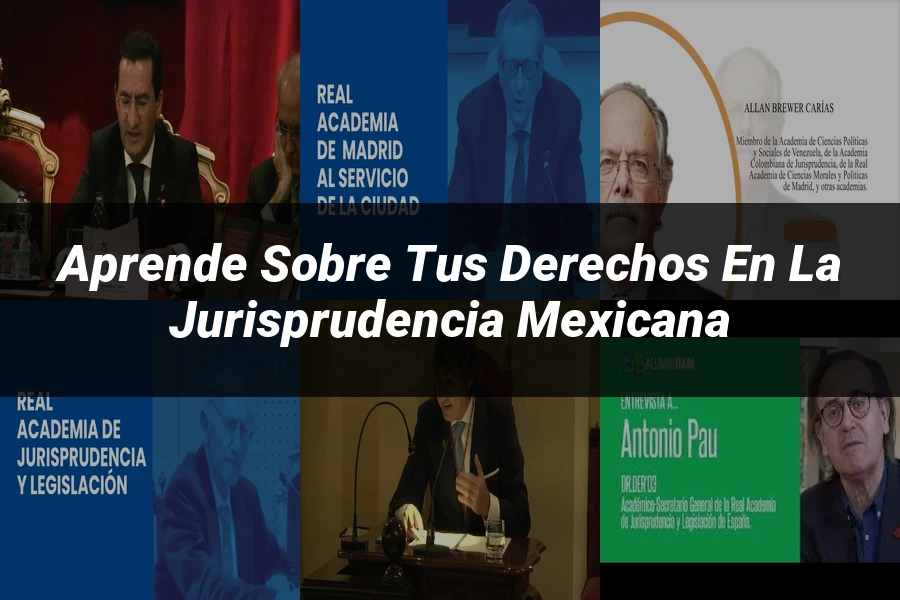 "Aprende sobre tus Derechos en la Jurisprudencia Mexicana"