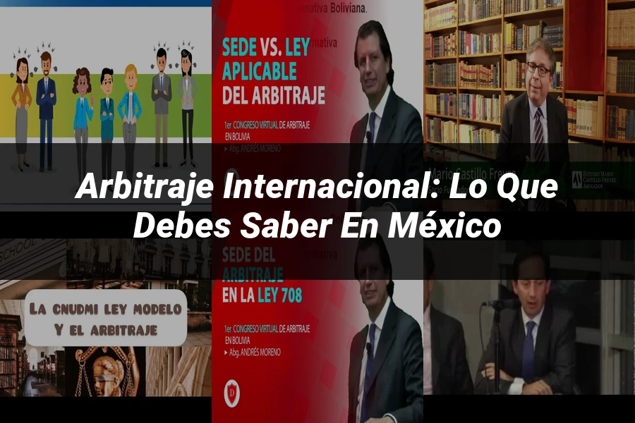 "Arbitraje Internacional: Lo Que Debes Saber en México"
