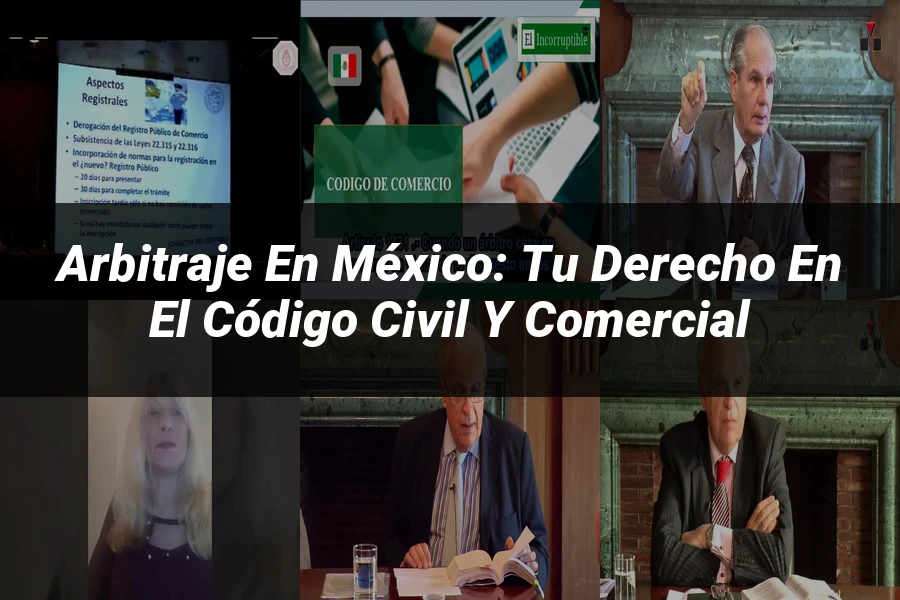 "Arbitraje en México: Tu Derecho en el Código Civil y Comercial"