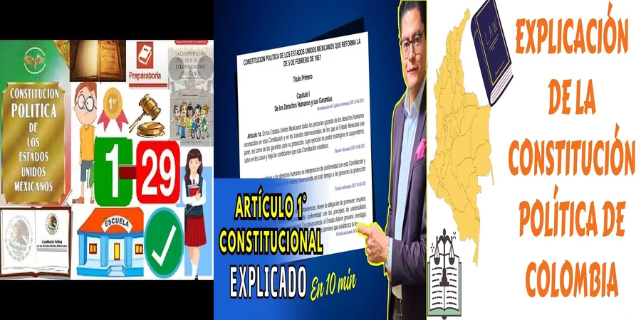 "Artículos clave de la Constitución Política y tus derechos en México"