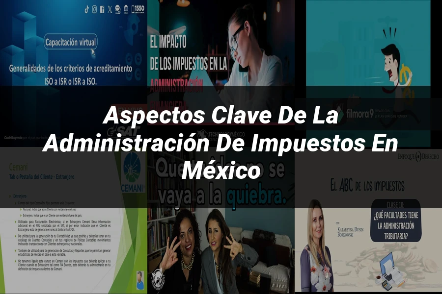 "Aspectos Clave de la Administración de Impuestos en México"