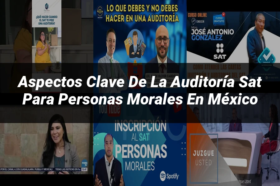 "Aspectos Clave de la Auditoría SAT para Personas Morales en México"