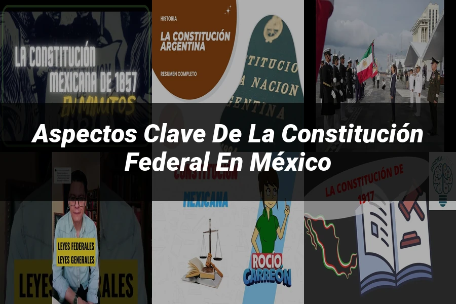 "Aspectos Clave de la Constitución Federal en México"