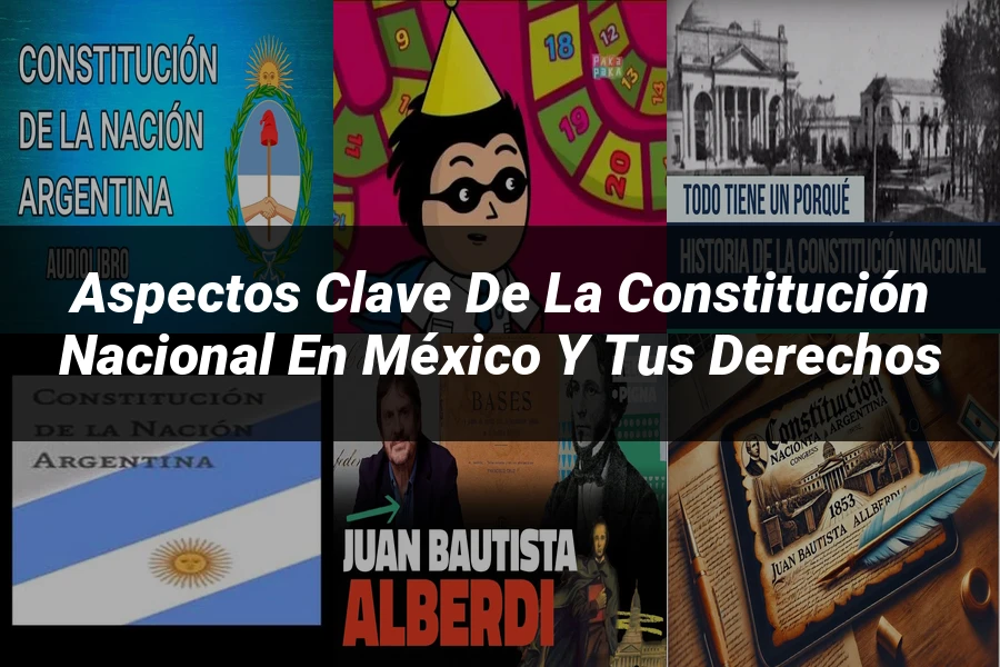 "Aspectos Clave de la Constitución Nacional en México y tus Derechos"
