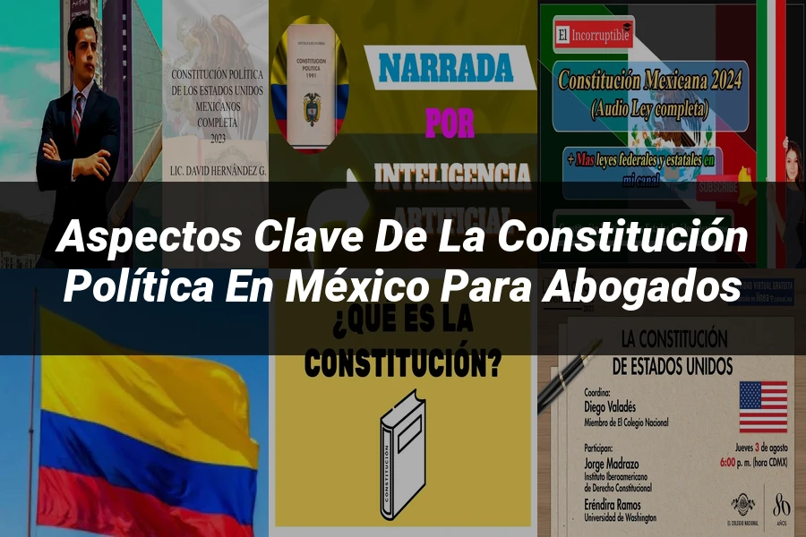 "Aspectos Clave de la Constitución Política en México para Abogados"