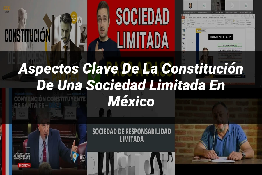 "Aspectos Clave de la Constitución de una Sociedad Limitada en México"