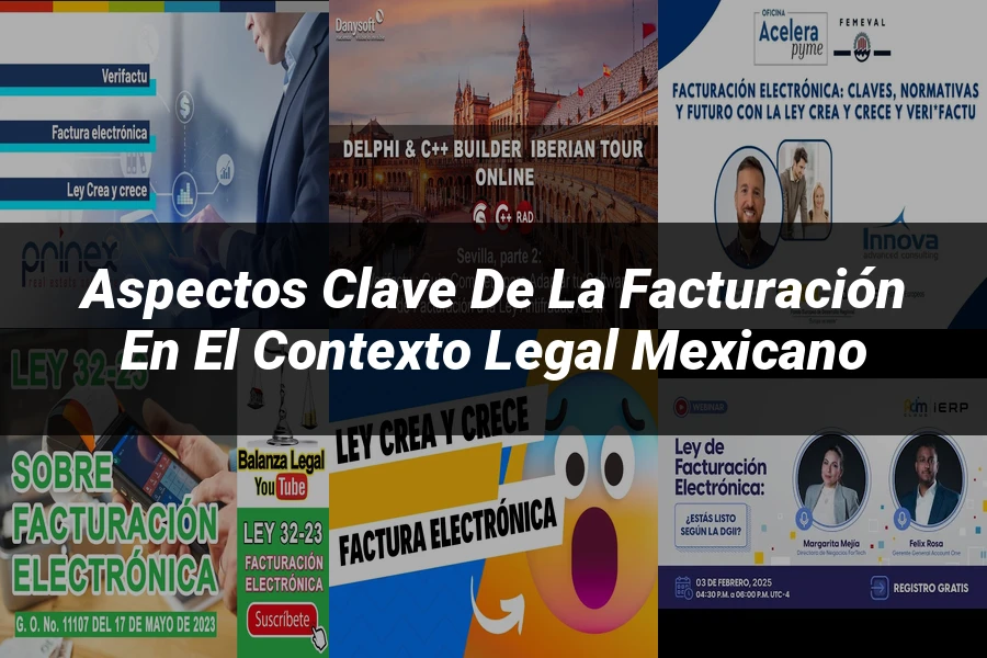 "Aspectos Clave de la Facturación en el Contexto Legal Mexicano"