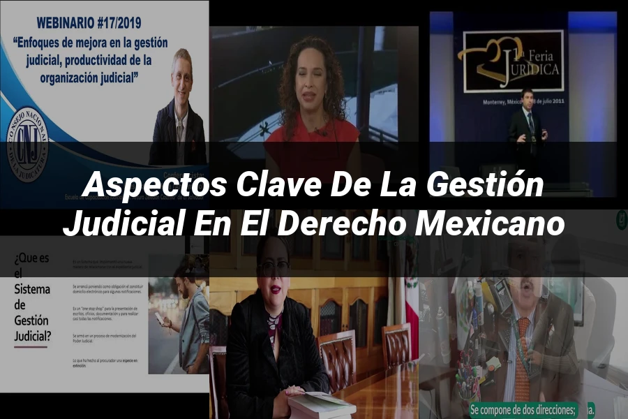 "Aspectos Clave de la Gestión Judicial en el Derecho Mexicano"