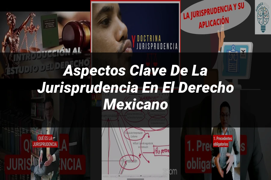 "Aspectos Clave de la Jurisprudencia en el Derecho Mexicano"