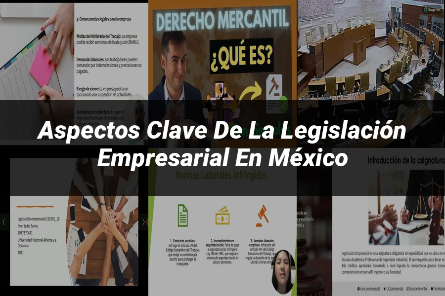 "Aspectos Clave de la Legislación Empresarial en México"
