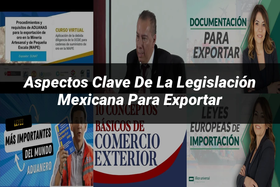 "Aspectos Clave de la Legislación Mexicana para Exportar"