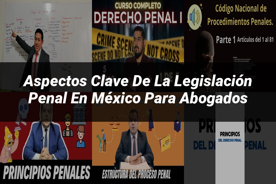 "Aspectos Clave de la Legislación Penal en México para Abogados"