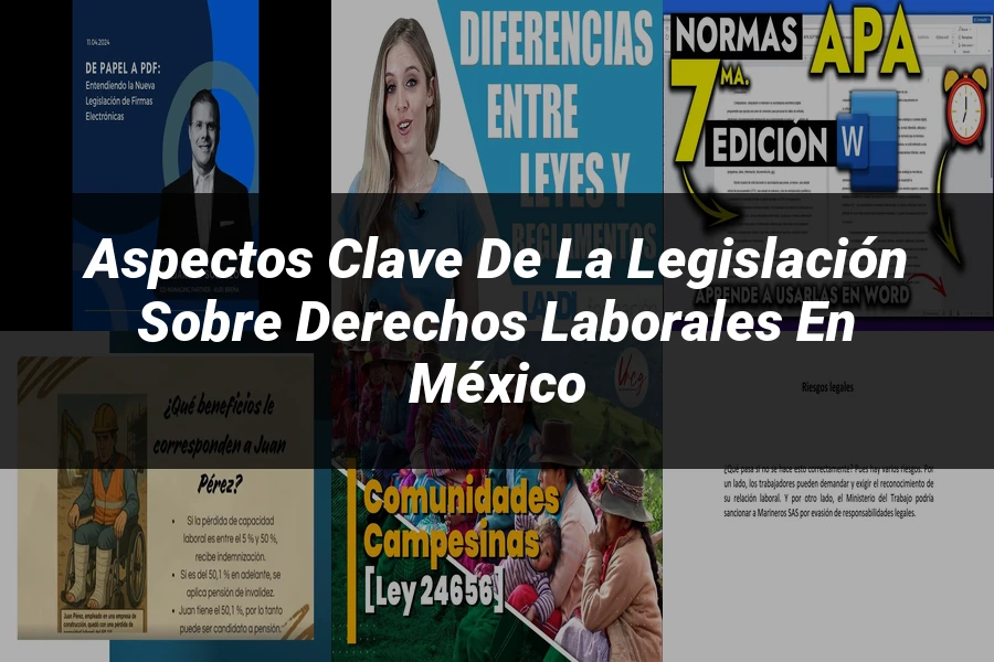 "Aspectos Clave de la Legislación sobre Derechos Laborales en México"