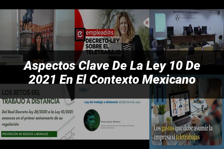 "Aspectos Clave de la Ley 10 de 2021 en el Contexto Mexicano"