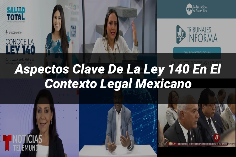 "Aspectos Clave de la Ley 140 en el Contexto Legal Mexicano"