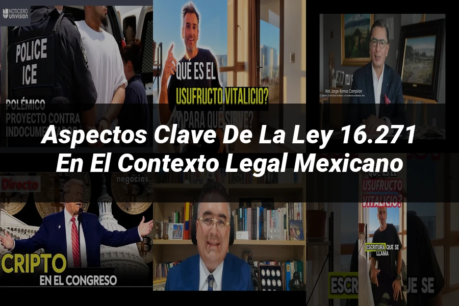 "Aspectos Clave de la Ley 16.271 en el Contexto Legal Mexicano"