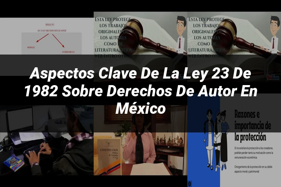 "Aspectos Clave de la Ley 23 de 1982 sobre Derechos de Autor en México"