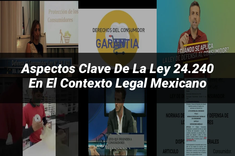 "Aspectos Clave de la Ley 24.240 en el Contexto Legal Mexicano"