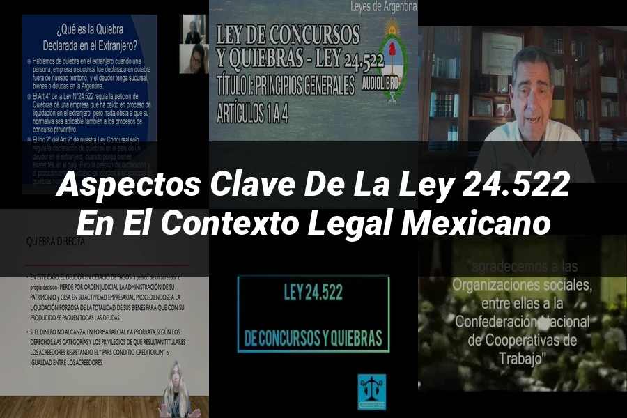 "Aspectos Clave de la Ley 24.522 en el Contexto Legal Mexicano"
