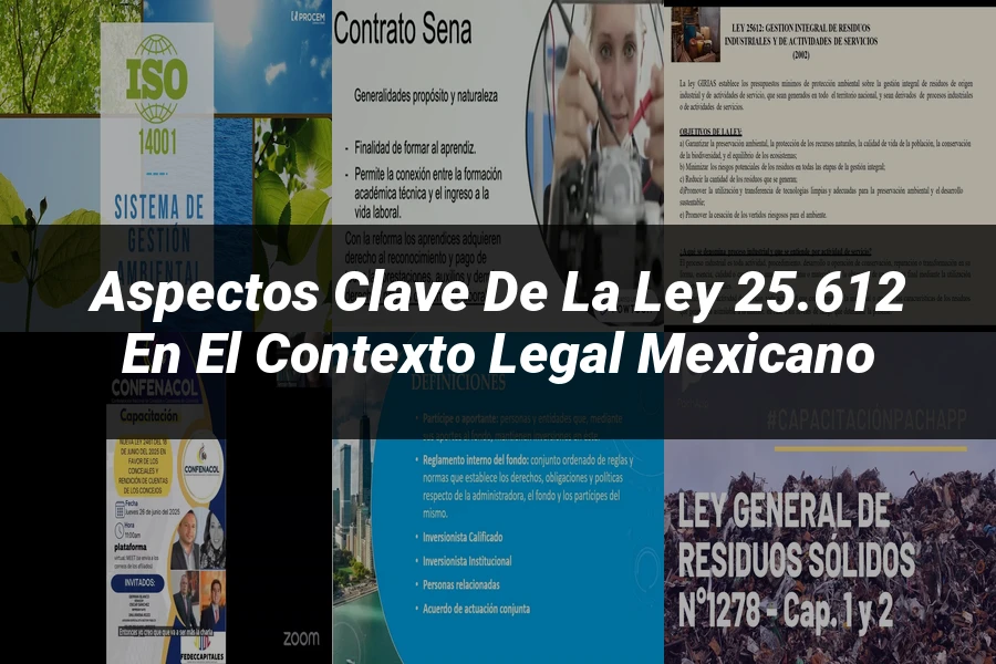 "Aspectos Clave de la Ley 25.612 en el Contexto Legal Mexicano"
