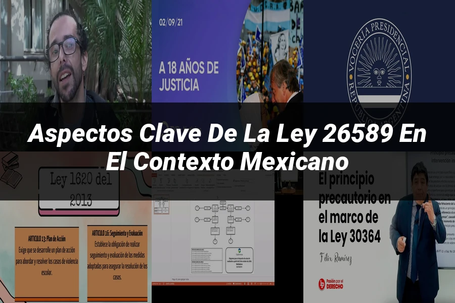 "Aspectos Clave de la Ley 26589 en el Contexto Mexicano"