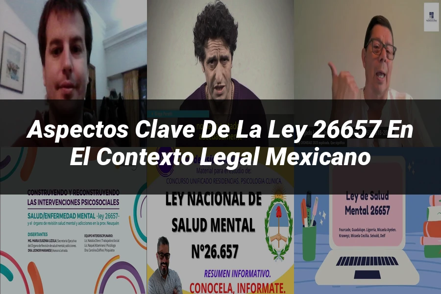 "Aspectos Clave de la Ley 26657 en el Contexto Legal Mexicano"
