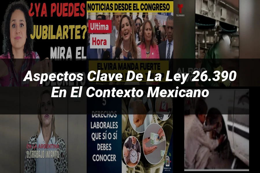 "Aspectos Clave de la Ley 26.390 en el Contexto Mexicano"