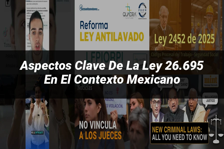 "Aspectos Clave de la Ley 26.695 en el Contexto Mexicano"