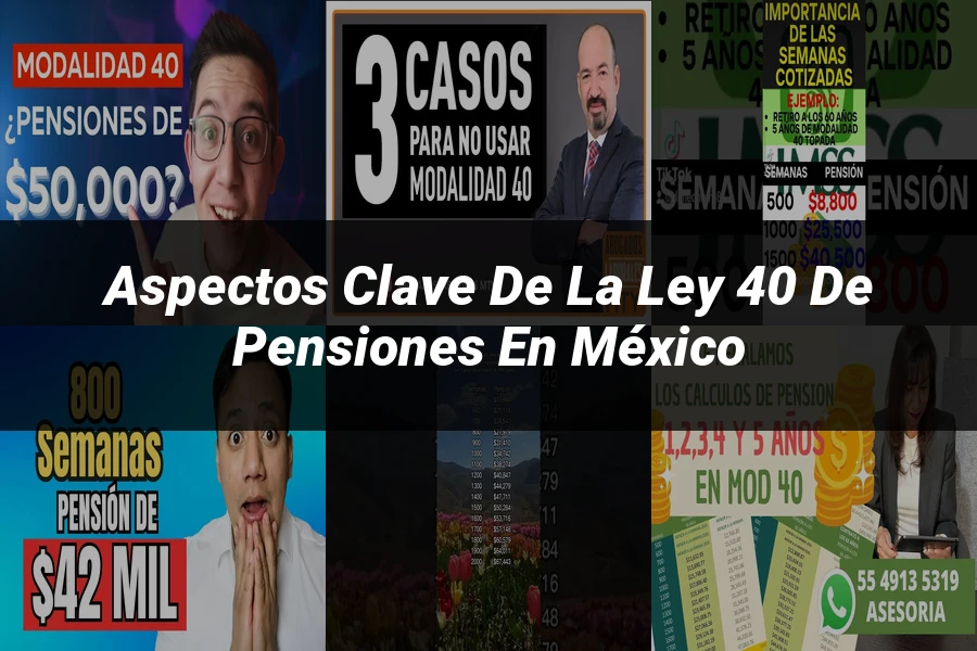 "Aspectos Clave de la Ley 40 de Pensiones en México"