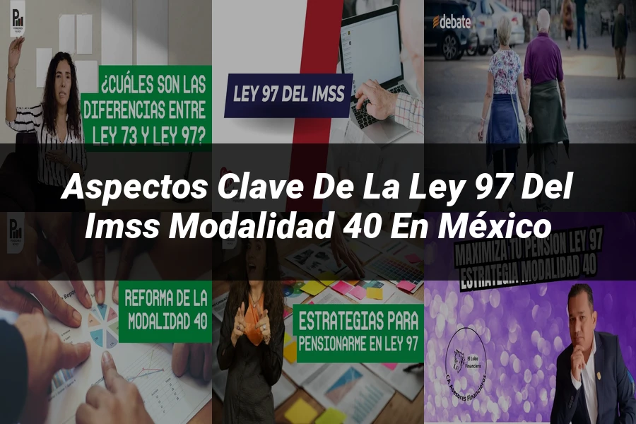 "Aspectos Clave de la Ley 97 del IMSS Modalidad 40 en México"