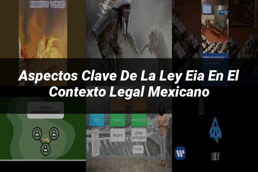 "Aspectos Clave de la Ley EIA en el Contexto Legal Mexicano"
