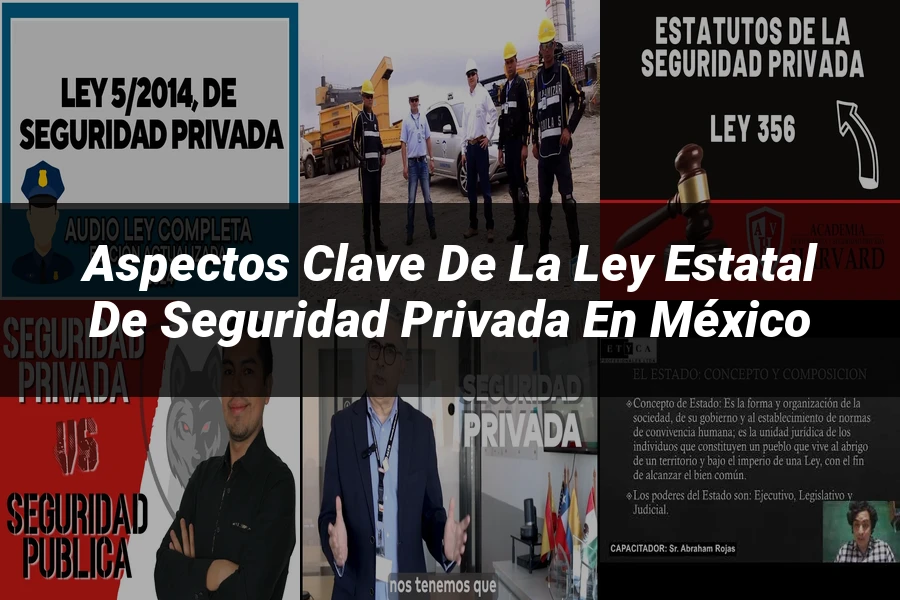 "Aspectos Clave de la Ley Estatal de Seguridad Privada en México"