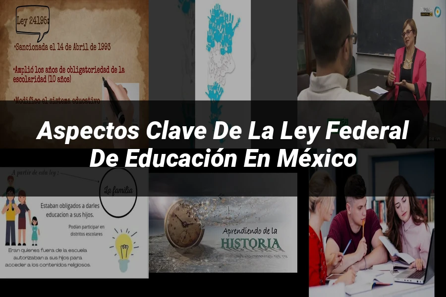 "Aspectos Clave de la Ley Federal de Educación en México"