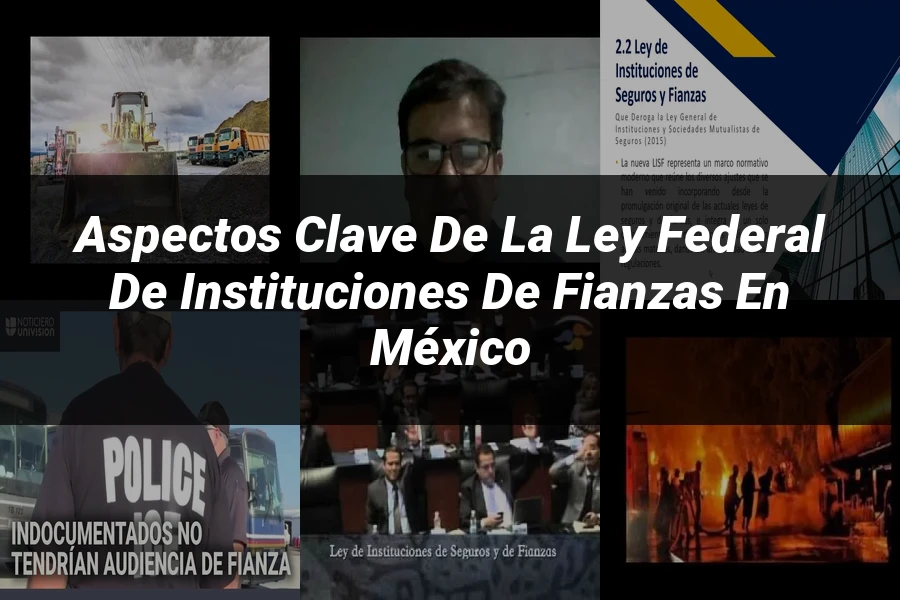 "Aspectos Clave de la Ley Federal de Instituciones de Fianzas en México"