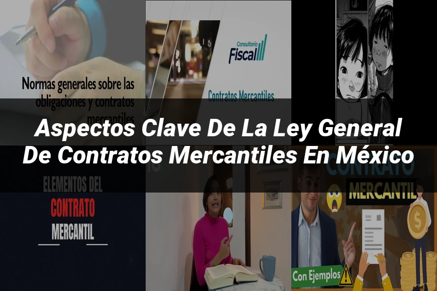 "Aspectos Clave de la Ley General de Contratos Mercantiles en México"