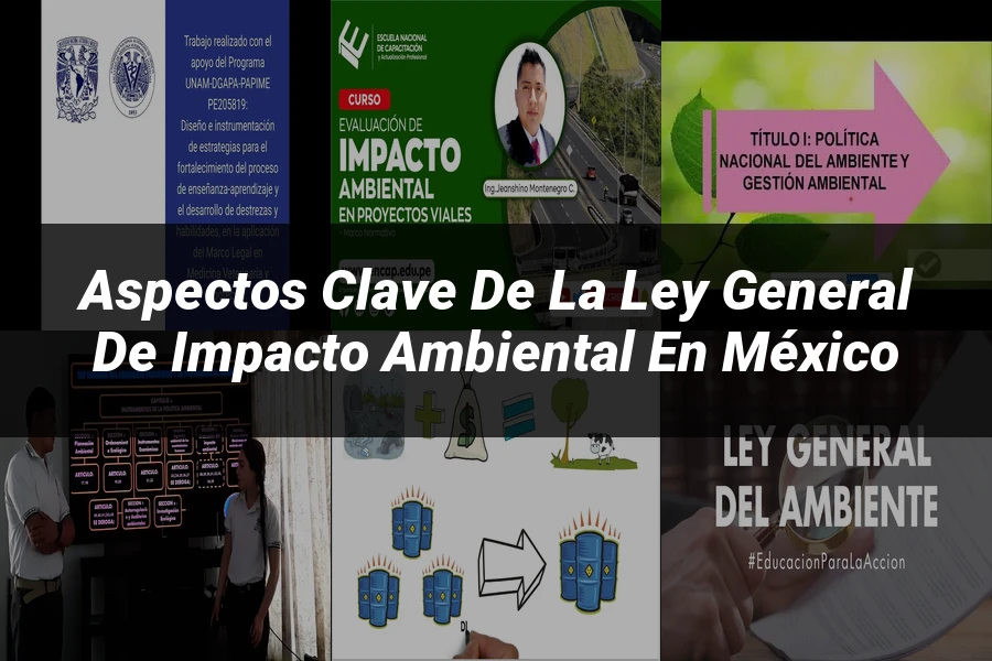 "Aspectos Clave de la Ley General de Impacto Ambiental en México"