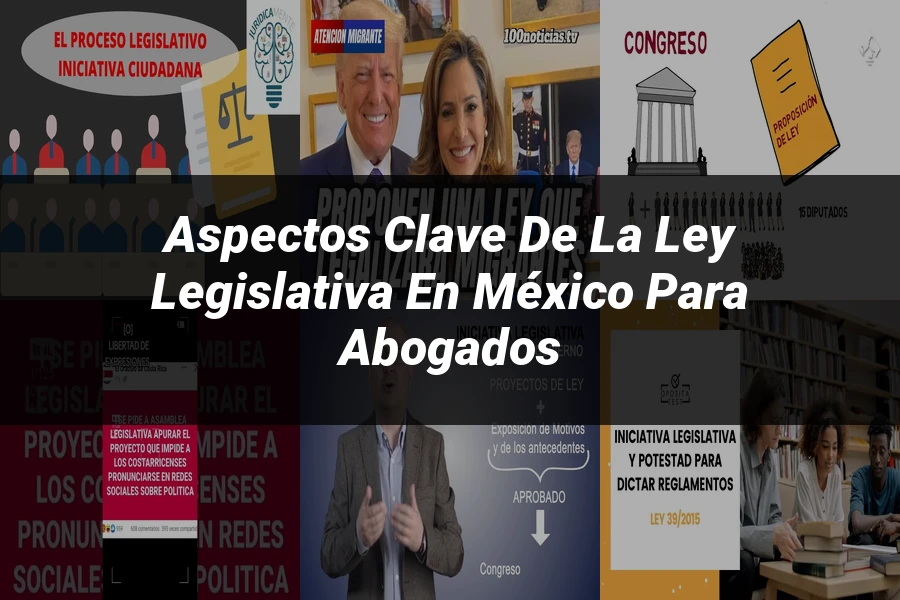 "Aspectos Clave de la Ley Legislativa en México para Abogados"