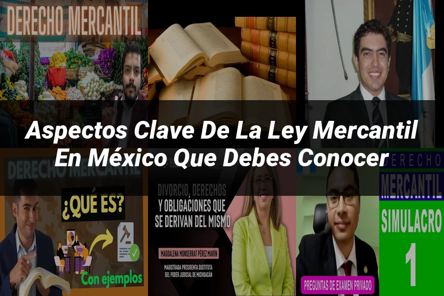 "Aspectos Clave de la Ley Mercantil en México que Debes Conocer"
