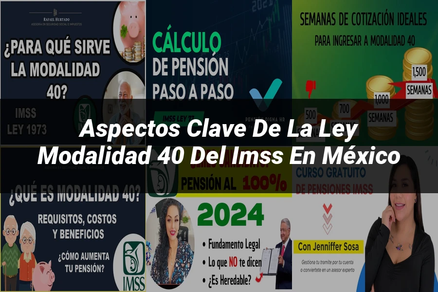 "Aspectos Clave de la Ley Modalidad 40 del IMSS en México"