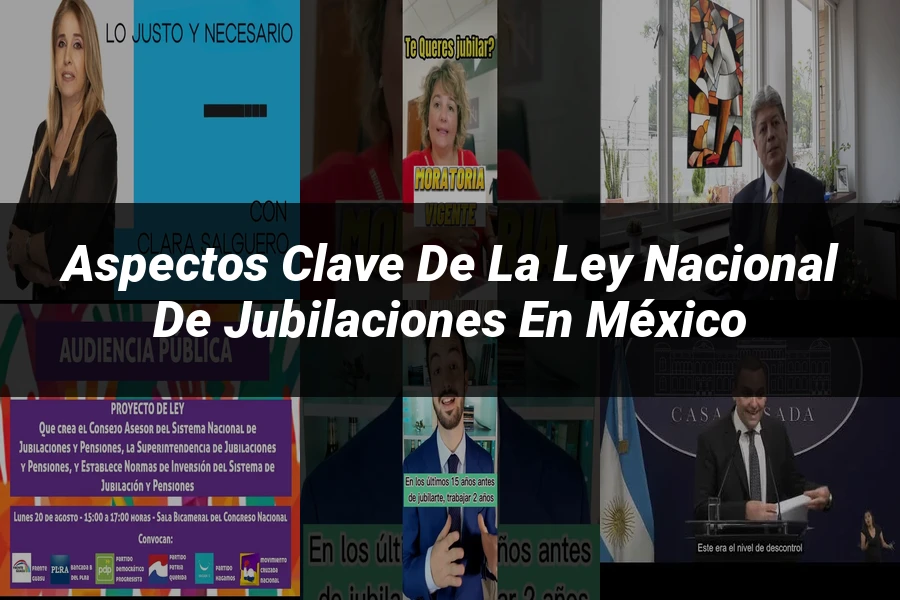 "Aspectos Clave de la Ley Nacional de Jubilaciones en México"