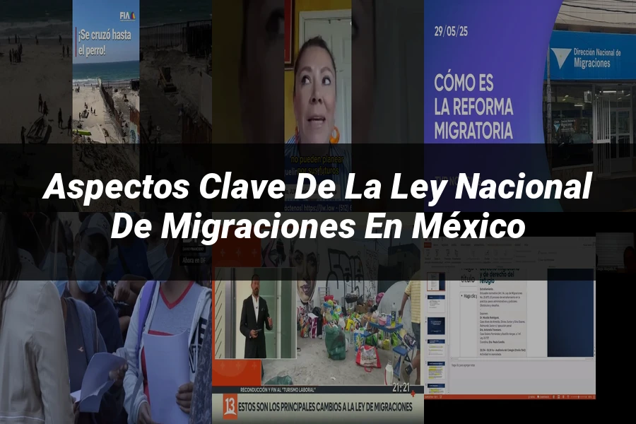 "Aspectos Clave de la Ley Nacional de Migraciones en México"