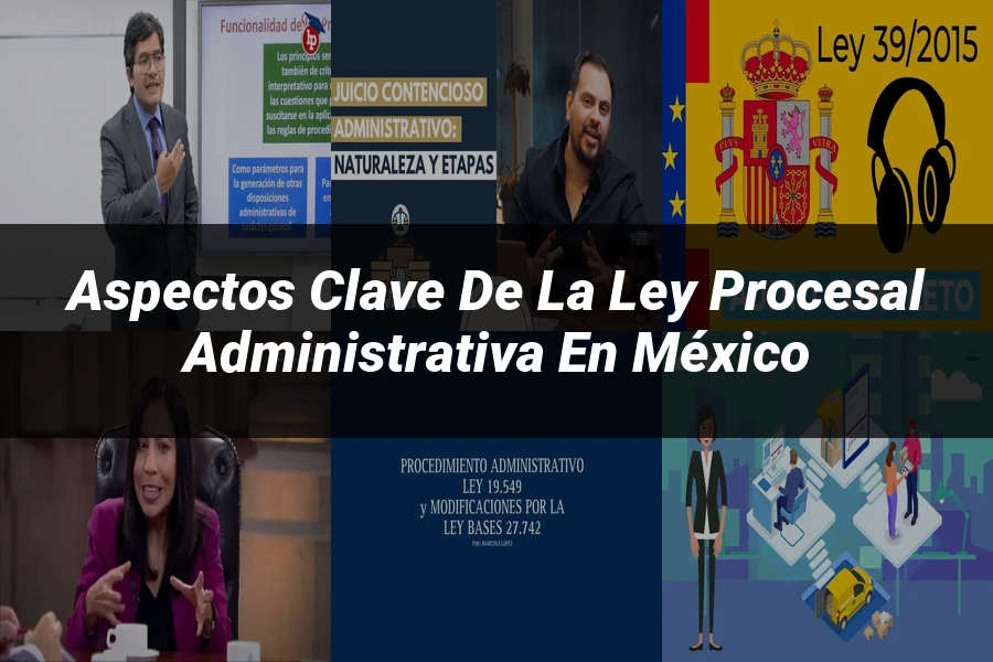 "Aspectos Clave de la Ley Procesal Administrativa en México"