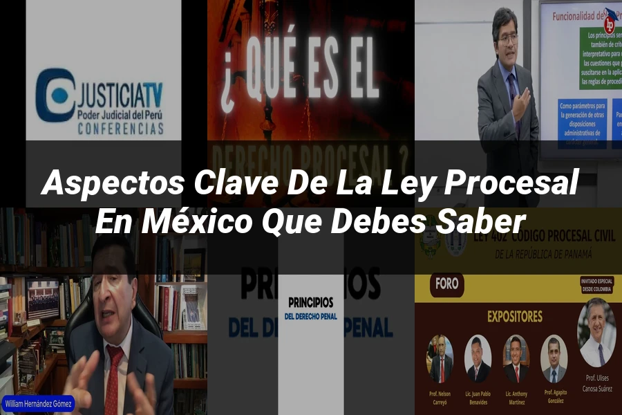 "Aspectos Clave de la Ley Procesal en México que Debes Saber"
